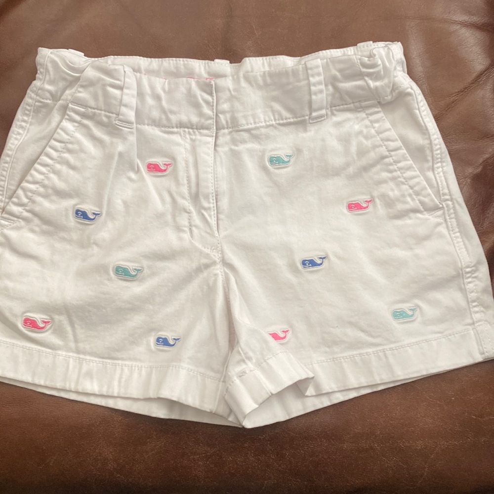 Vineyard Vines girls shorts white size 8